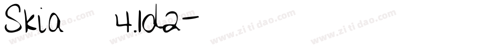 Skia 常规4.1d2字体转换